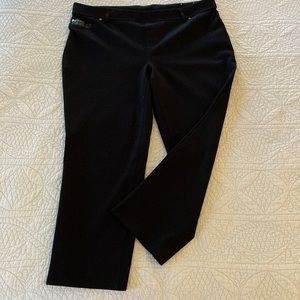 Charter Club Black Women's Straight-Leg Pants
